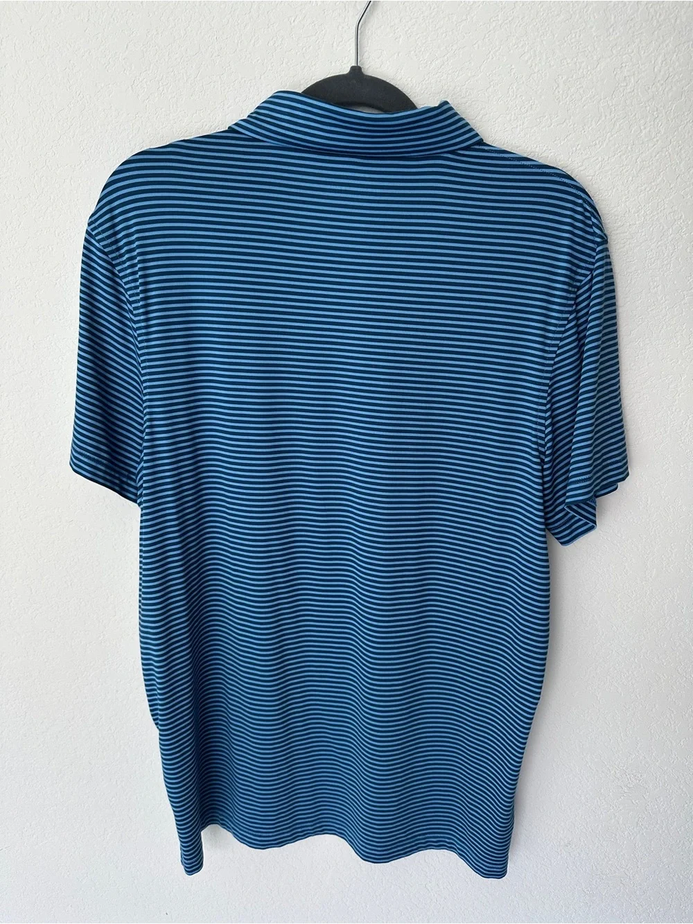 J. Crew Men’s Blue Striped Performance Polo